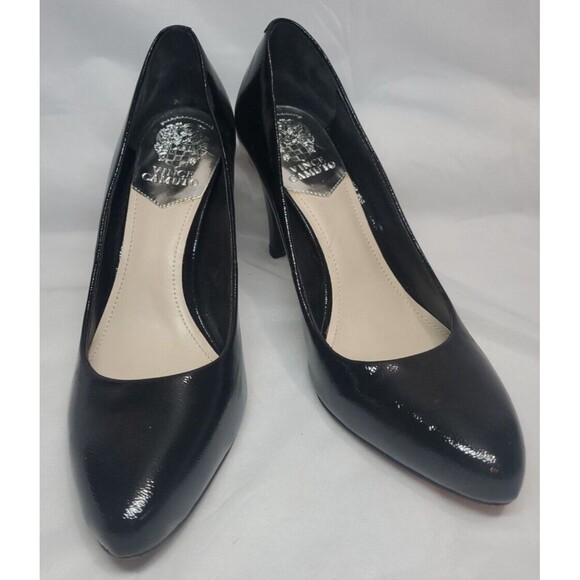 Vince Camuto Black Patent Leather Heels Size 9 With A 3" Heel As Pictured - Picture 1 of 9